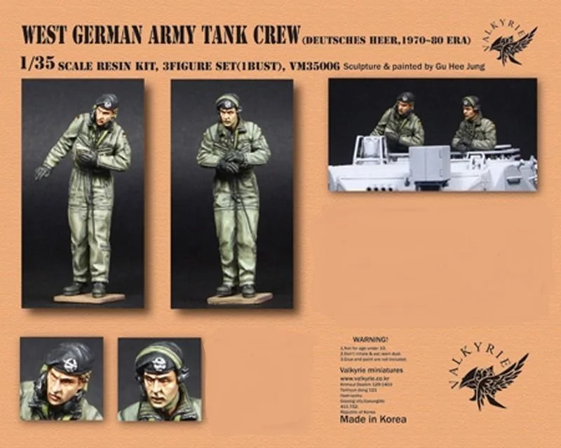 1:35 Ratio Die-cast Resin  Special Forces Soldiers 2 Figures Need To Be Assembled and Colored By Themselves