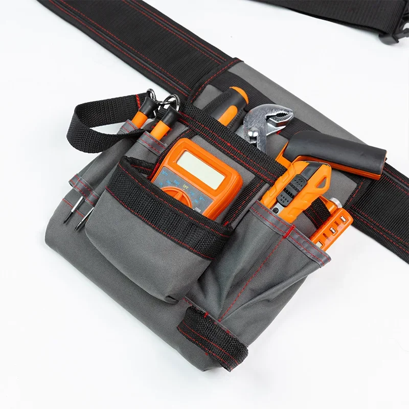 Tool Fanny Pack Protective Lining Anti-sawdust Adsorption Woodworking Installation Master Toolkit Storage Multi-function workpro