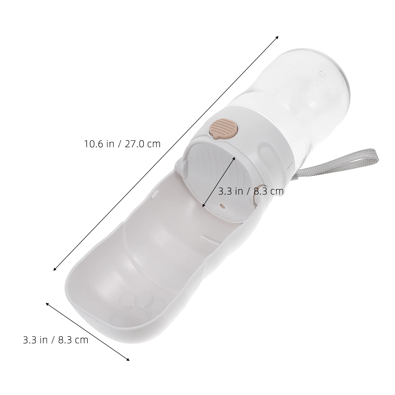 

1 Set Of Portable Pet Bottle Dog Water Container Leak Proof Outdoor Dog Waterer Reusable Pet Drinking Bowl For Puppy Cat Walking