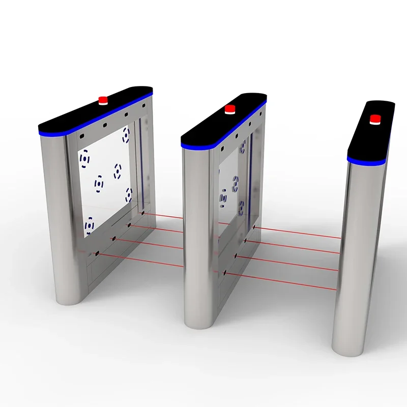 60cm Width Disabled Person Turnstile Access Control System Remote Control Barrier Free Access Gates for Disabled