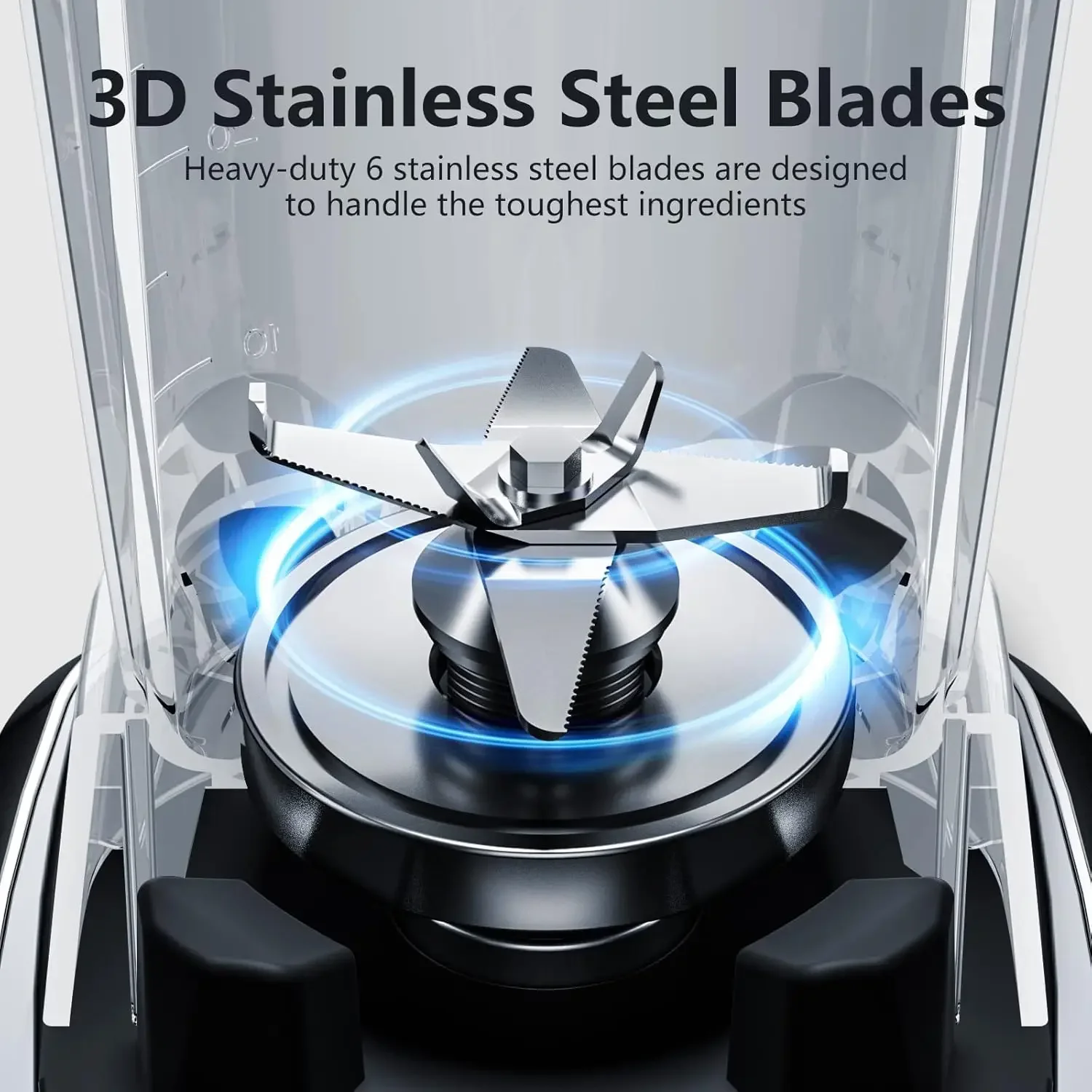 خلاطات احترافية للمطبخ، خلاط عصير بقدرة 1800 واط مع 2 طريقة مزيج، 4 وظائف و3 سرعات، خلاط 63 أونصة للعصائر