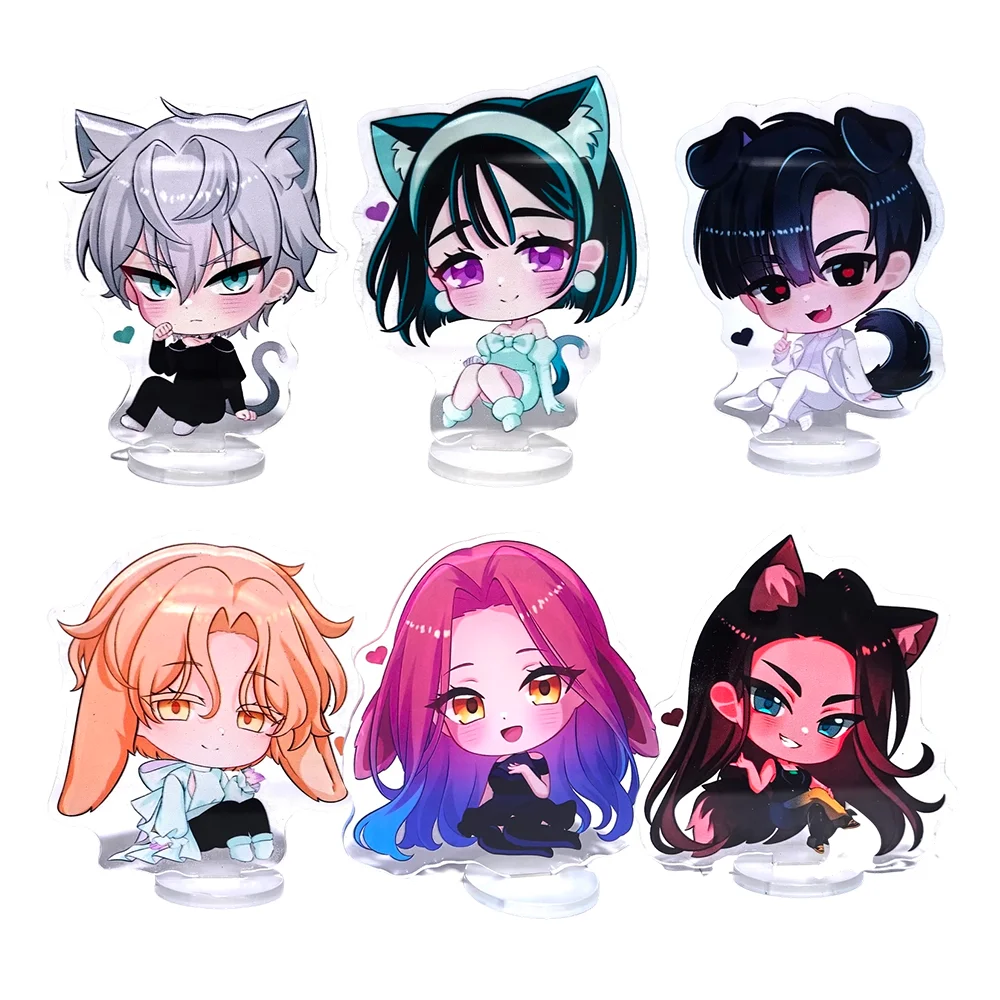 

10cm Anime Alien Stage Acrylic Stand Character For Luka Hyuna Ivan Till Sua Mizi Halloween Gift Desk Decor