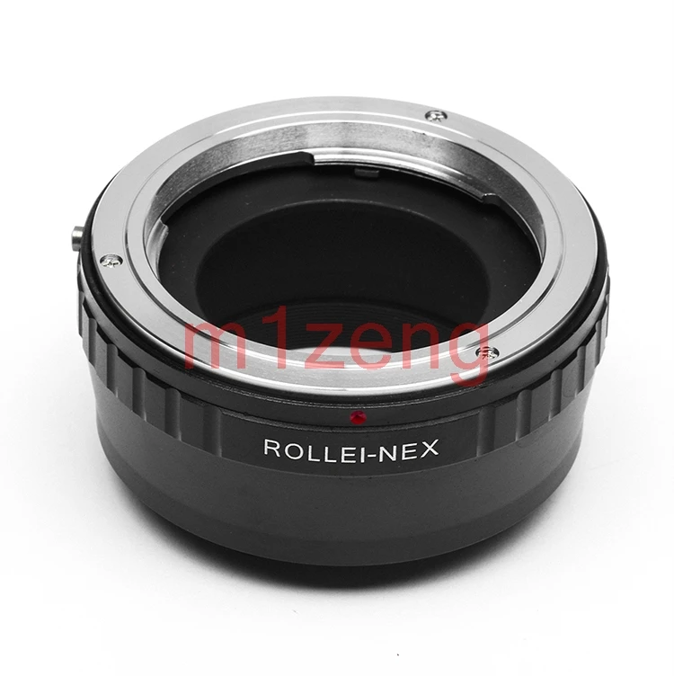 QBM-NEX Adapter Ring Voor Rollei Qbm Lens Naar Sony E Mount NEX-3/5/6/7 A7 A7r A7c A 7S A7r2 A7r3 A7r4 A9 A6700 A6300 A6500 Camera