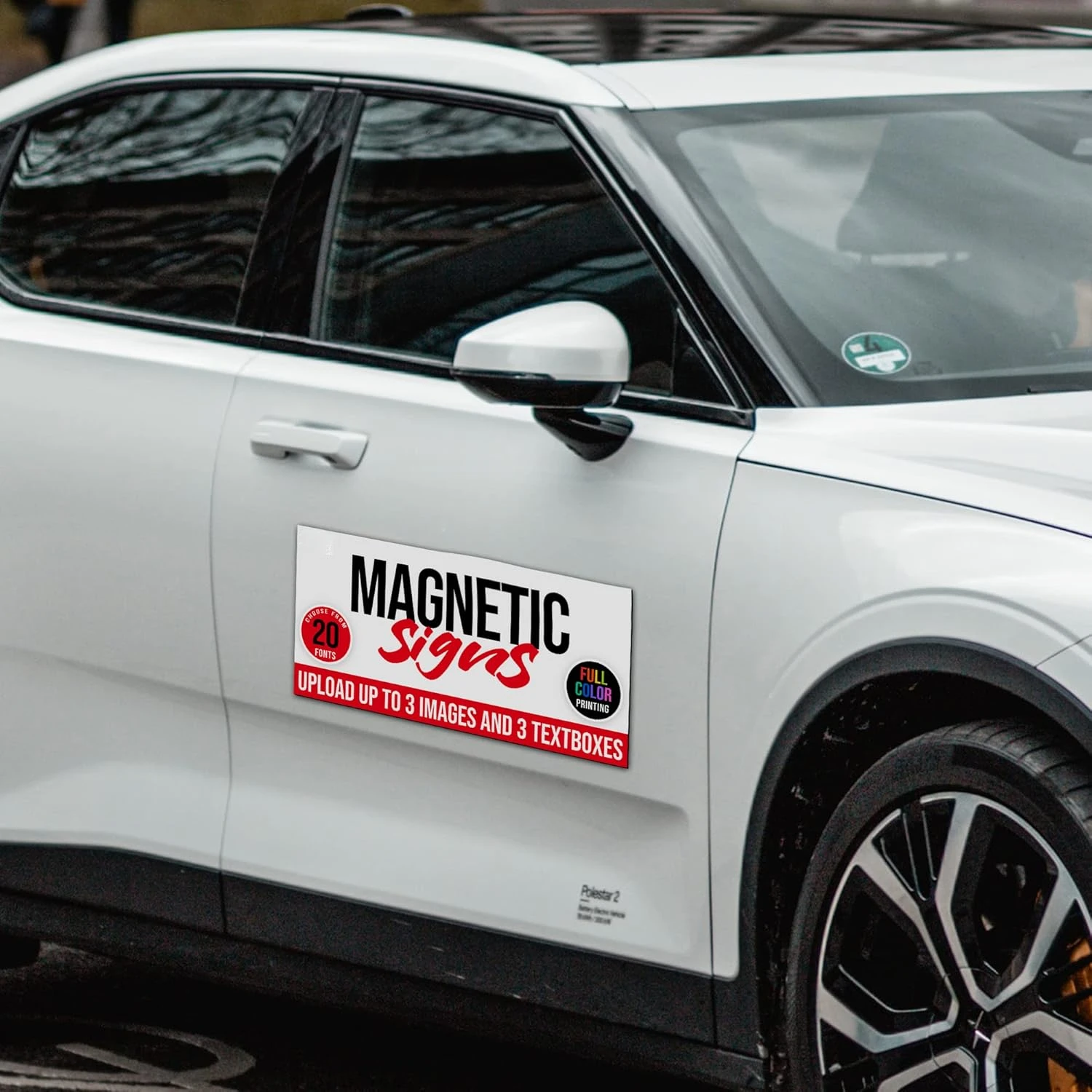 Custom Magnetic Vehicle Signs and Personalized Car Magnets—Perfect for Commercial Use—Including Vibrant, Full-Color Truck Magnet