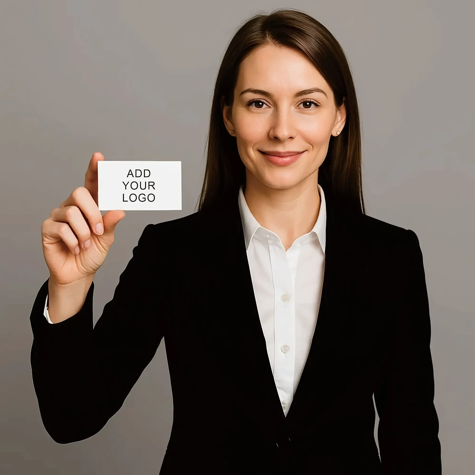 Picture 6: Custom Logo Business Cards (100pcs) - Add Your Logo/Design | Personalized Professional Cards