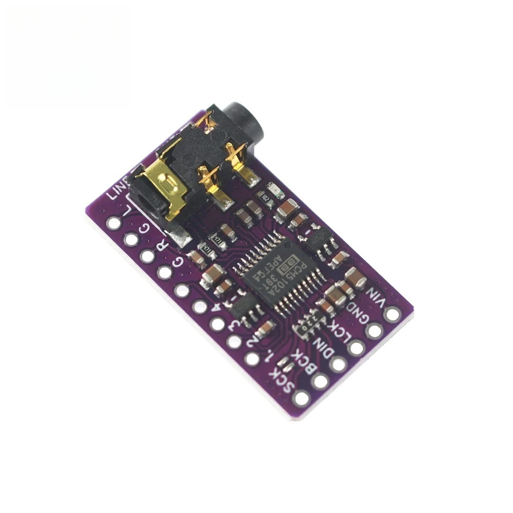 1/5 قطعة GY-PCM5102 واجهة I2S IIS DAC فك مجلس PCM5102A HiFi الصوت DAC وحدة لراسبيري Pi/STM32