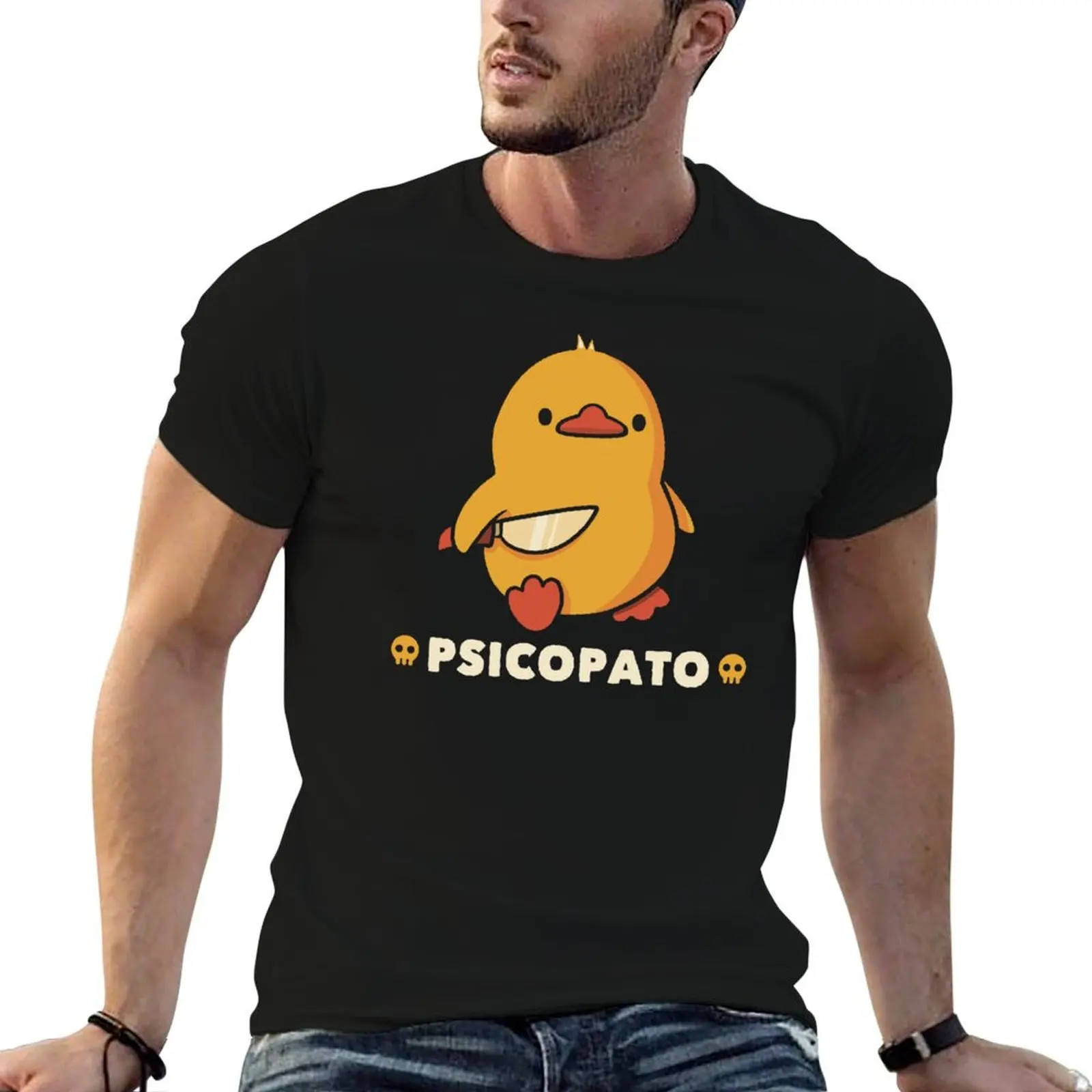 

Psicopato Funny Duck Brown by Tobe Fonseca T-Shirt man t shirts for men t shirt custom print T-Shirt