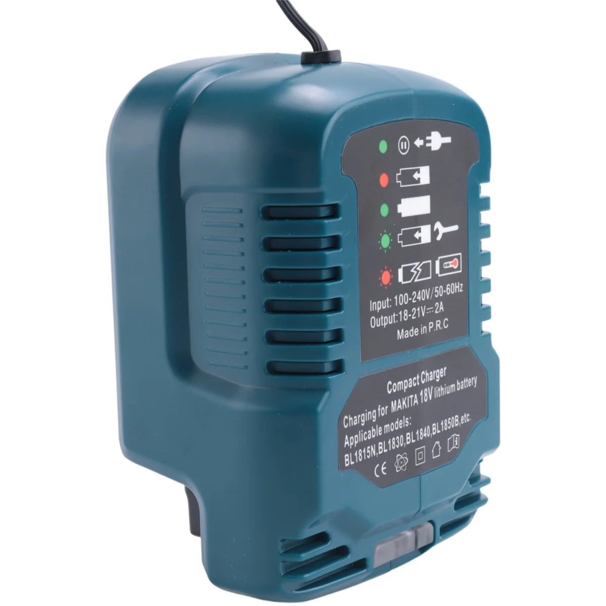 マキタリチウム電池用ミニ充電器,交換,dc18rc,18v,bl1860,bl1450,bl1830,usプラグ
