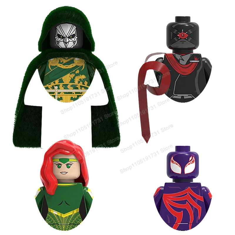 

HG01-04 Comic Series Bricks Action Figures Anime Spider Man Building Blocks Anime Accessories Model DIY Toys Gifts