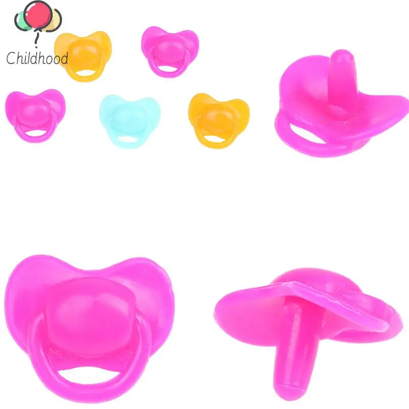 20Pcs Miniature Doll Pacifier Expression Pacifier Toy Accessories Plastic Toys Playhouse Toys Children's Doll House