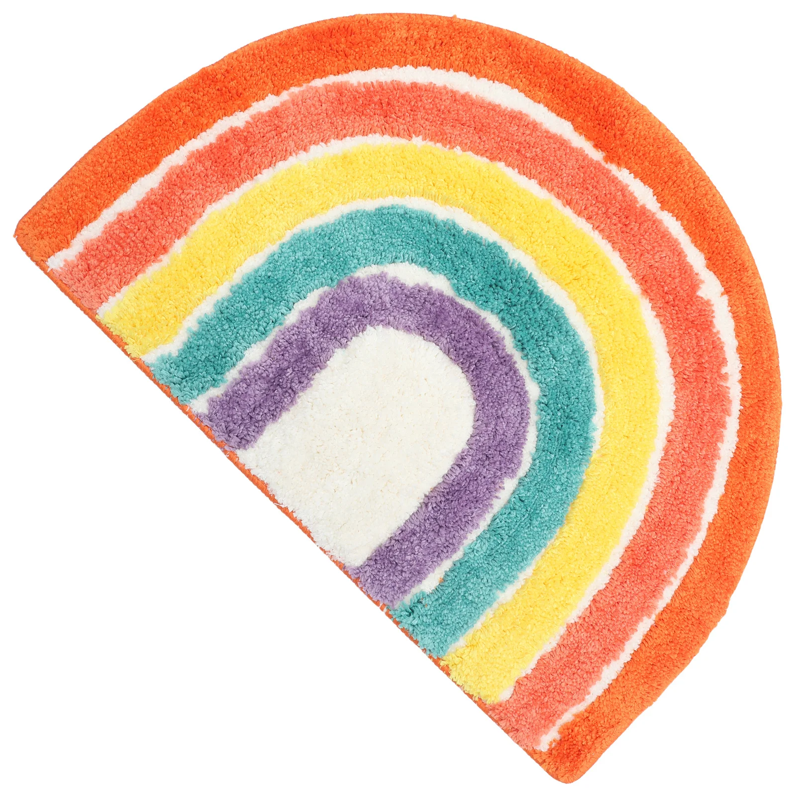 

Cat Large Rainbow Shaped Non-Slip Kitten Litter Pad Soft Indoor Pet Mat For Cats Thick Litter Mat For Cats