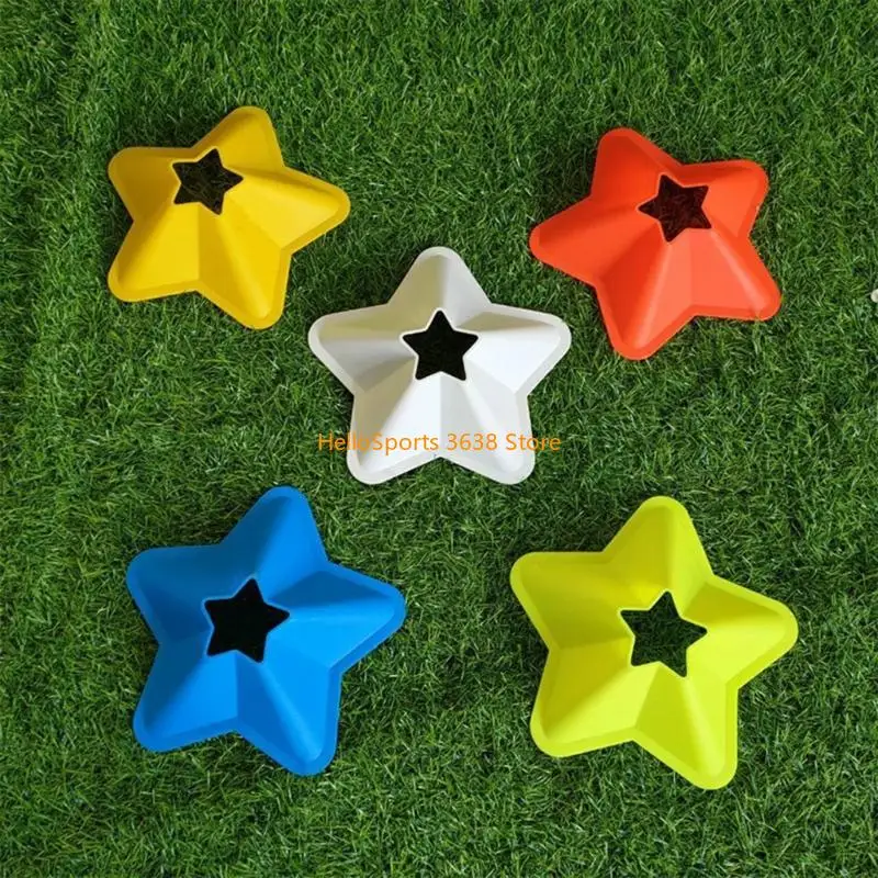 

Multi Sport Training Discs Football Cones Agility Speed Star Markers For Athletic Skill Building
