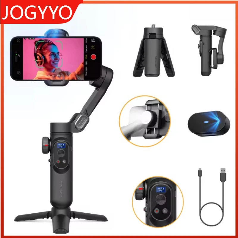 

AOCHUAN Smart XPro Ai Smartphone 3 Axis Gimbal Stabilizer For iphone and Android phone video shooting Stabilizer face tracking