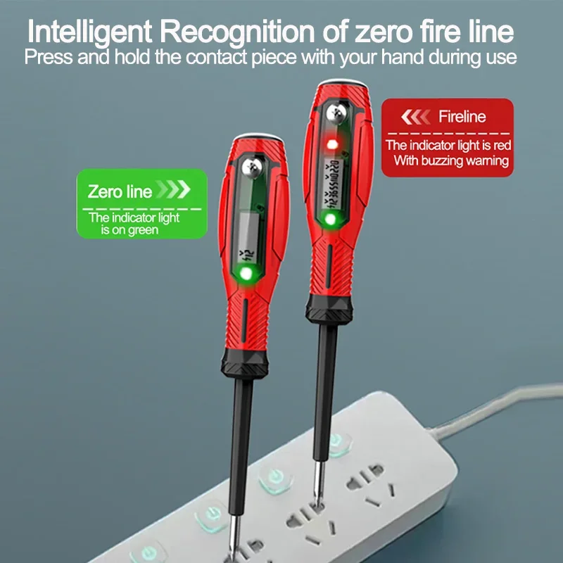 AC 90-1000V 非接触電気インジケータソケット壁 AC 電源コンセント電圧検出器センサーテスターペン LED ライトテスト鉛筆