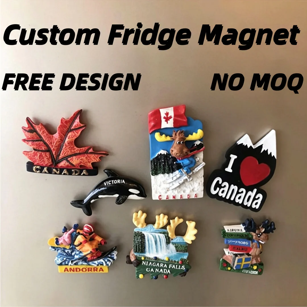

Customised PVC Cartoon Fridge Magnet Custom Shape Eco-Friendly Strong Magnetic Contemporary Design Home Kitchen Decoration