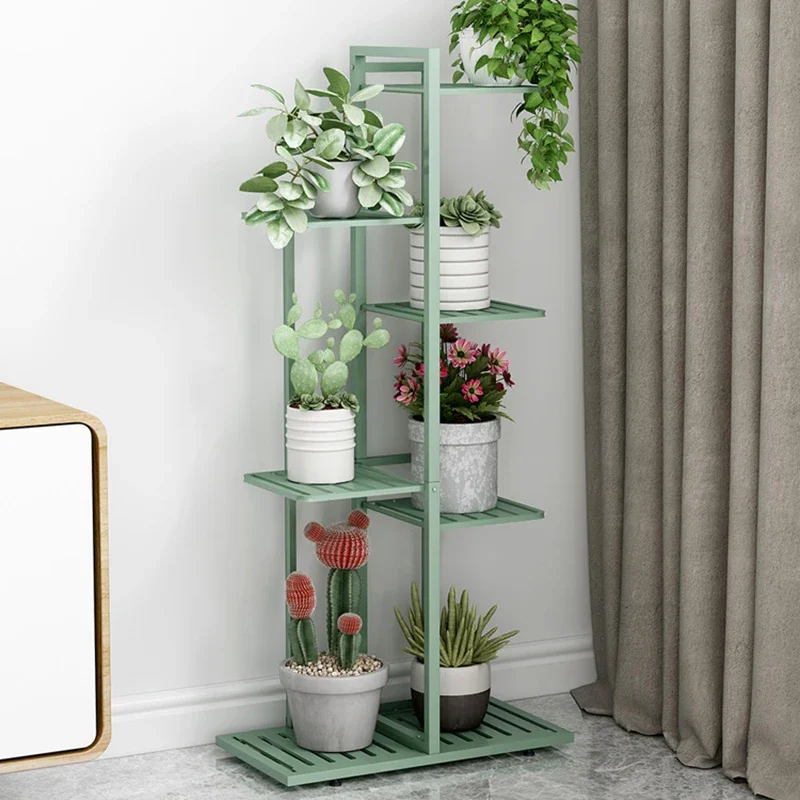 رف الزهور رفوف النباتات المعدنية شرفة غرفة المعيشة الطابق متعدد الطبقات رفوف النباتات اناء للزهور حديقة الأثاث Plantenrek FYPS