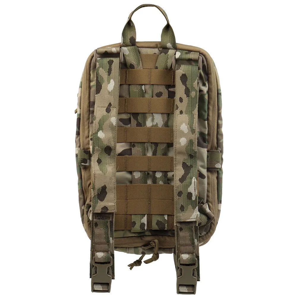 Mochila táctica 3D Molle, chaleco JPC AVS K19 SPC, Panel trasero, bolsa de caza al aire libre