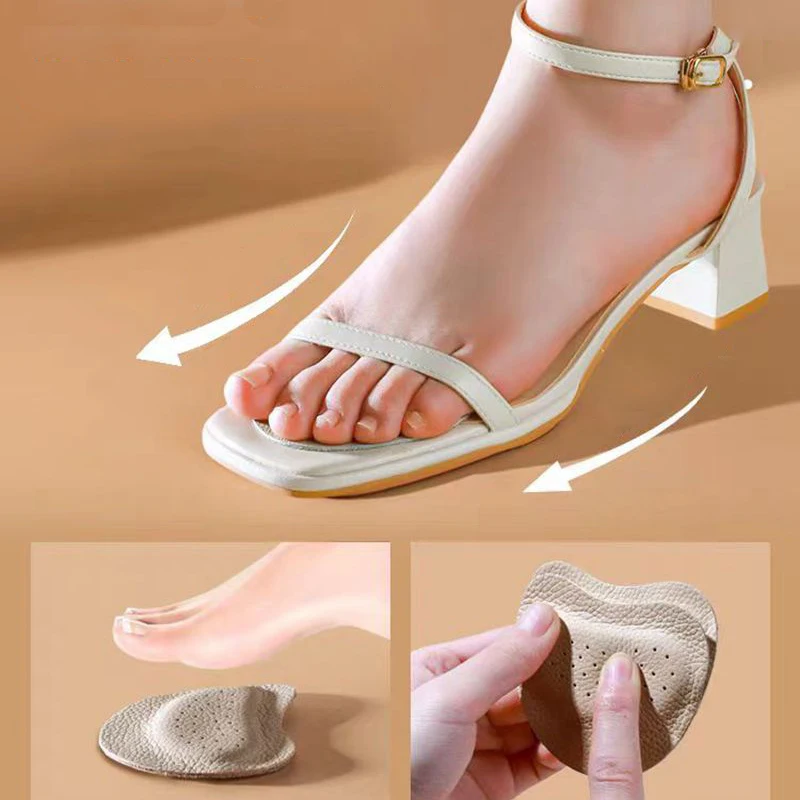 4 pezzi adesivi antiscivolo invisibili per sandali Pad dell'avampiede scarpe da donna cuscino tacchi alti sollievo dal dolore scarpe assorbenti dal sudore Pad