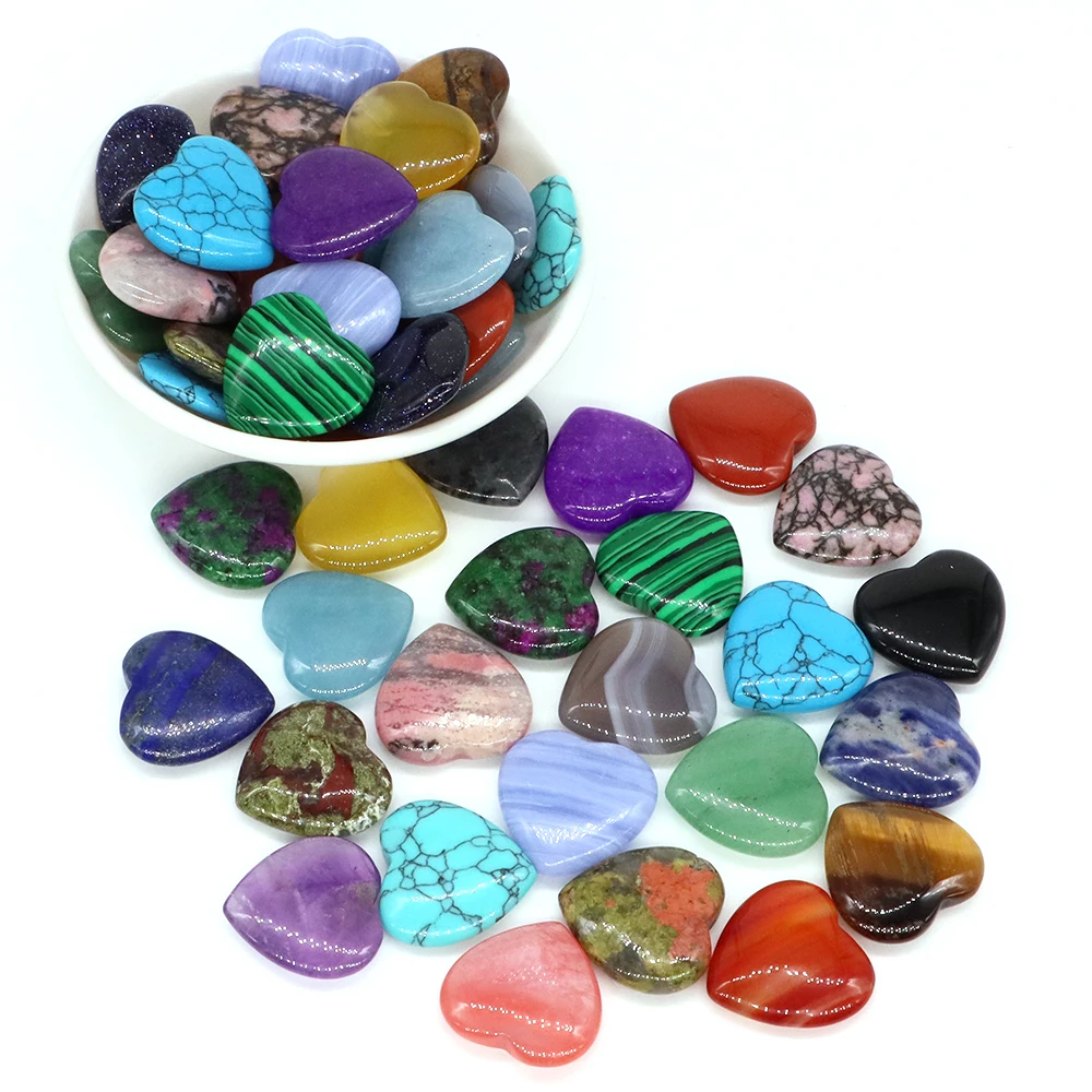 20 مللي متر الحب القلب الحجر الطبيعي شفاء كريستال جمشت الكوارتز شقرا تدليك الأحجار الكريمة جيب هدية ديكور المنزل مجوهرات اكسسوارات #2