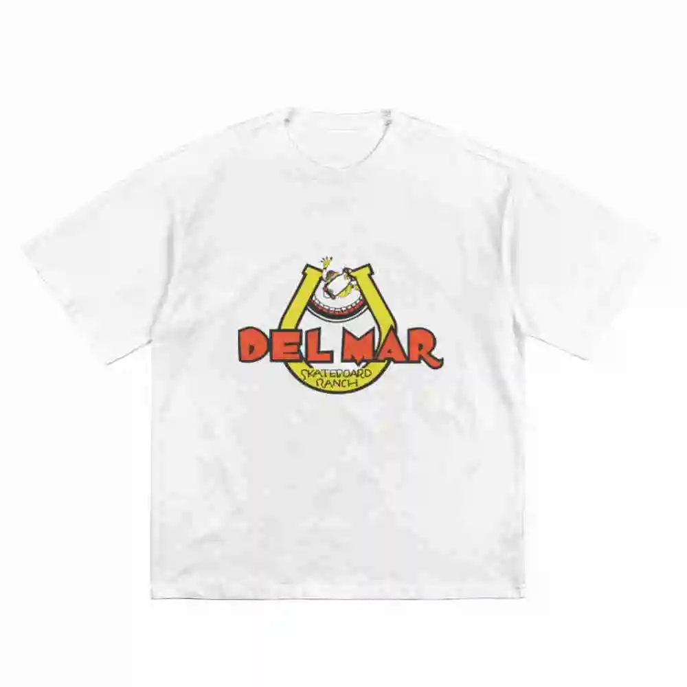 Del Mar Skateboard Ranch 677 Retro Skate Park BMX Short Sleeve Tee 100% Cotton T-Shirt