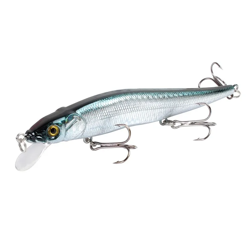 1 szt. Przynęta wędkarska 11.5cm/14g przynęta w kształcie płotki woblerów 3D oczy okoń sztuczna przynęta szczupak karpia przynęta przynęta wędkarstwa Pesca