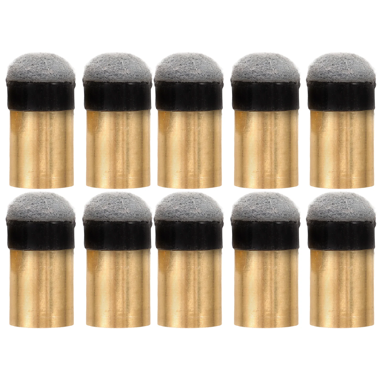 10 Pcs Nine Club Screw Tip Rack Pool Table Accessory Cue Billiard Fitting Cues Tips Small Stick Supply Gong Silk