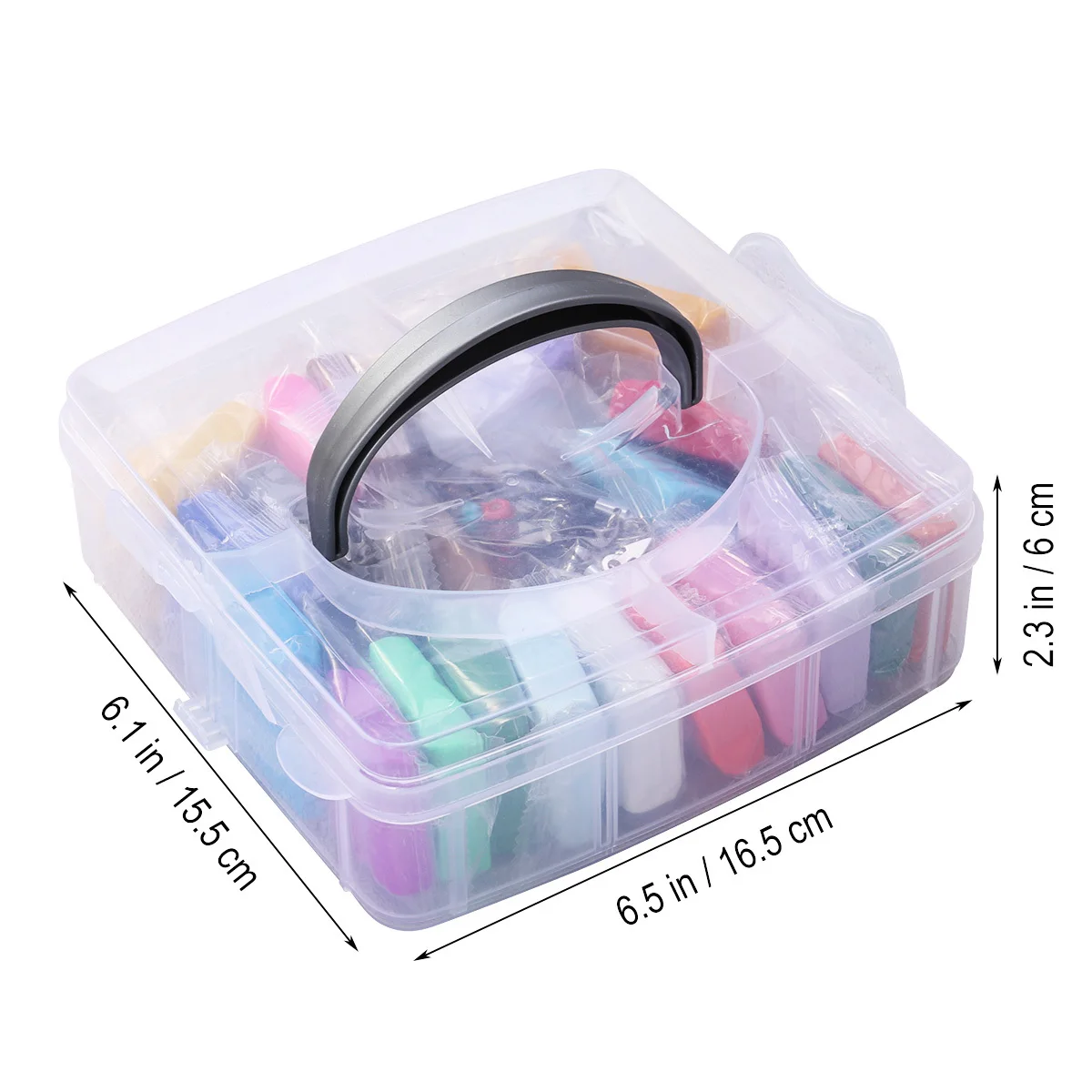 24 Color Oven Bake Clay Polymer DIY Modeling Clay Kit Soft Flexible Non-Sticky Set for Kids Children Creative Art