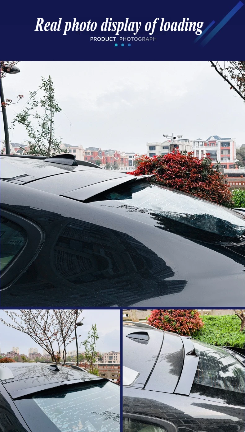 Для BMW X6 E71 E72 2008-2014 Спойлер на крышу Заднее крыло Супер спортивный стиль Простая установка Внешний стиль Обновление кузова Комплект деталей