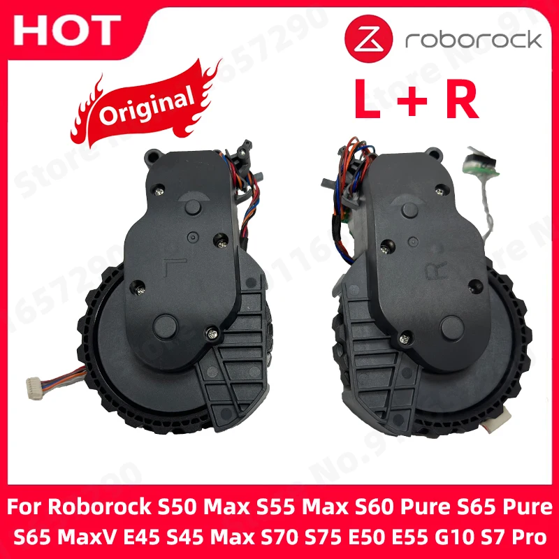 Roborock S50 Max S55 Max S60 Pure S65 Pure S65 MaxV E45 S45 Max S70 S75 E50 E55 G10 S7 Pro Left and Right Walking Wheels