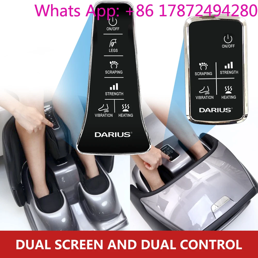 Portable Electric Foldable Homedics Vibration Foot and Leg Massager with Roller Massage Air Bag Compression Massage