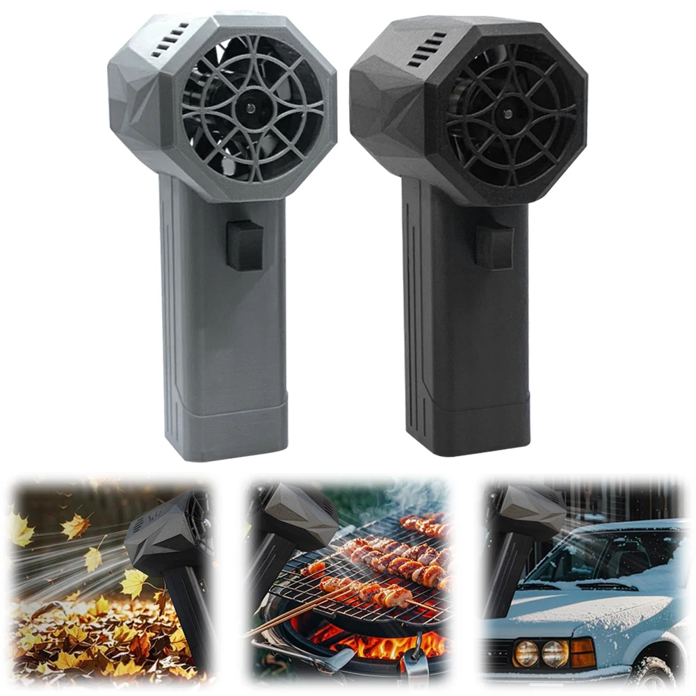 Mini Turbo Jet Fan Electric Brushless Motor Air Duster Instantaneous Thrust 1.4Kg/s High Speed Duct Fan for Home Outdoor Car