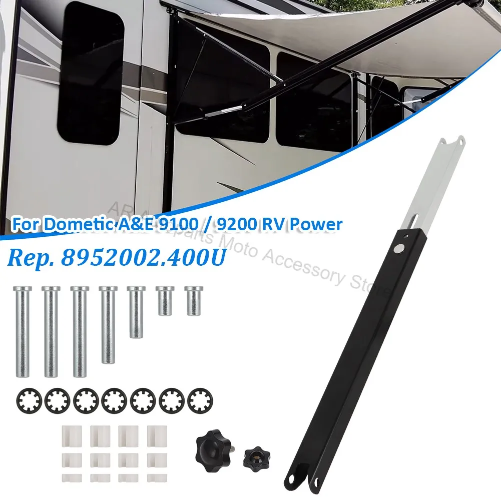 ドメティック9100-9200パワーrvオーニング調整可能ピッチアーム30インチ用-8952002400u-オーニングアーム修理ピン＆ファスナーキット