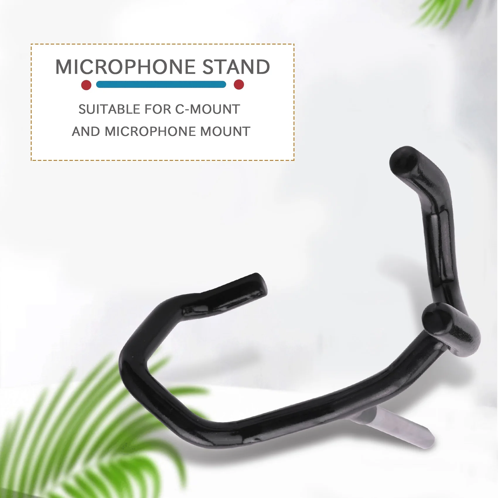 Superior Metal Microphone Boompole Support Holder Audio Boom Pole Stand For Microphone C-Stands