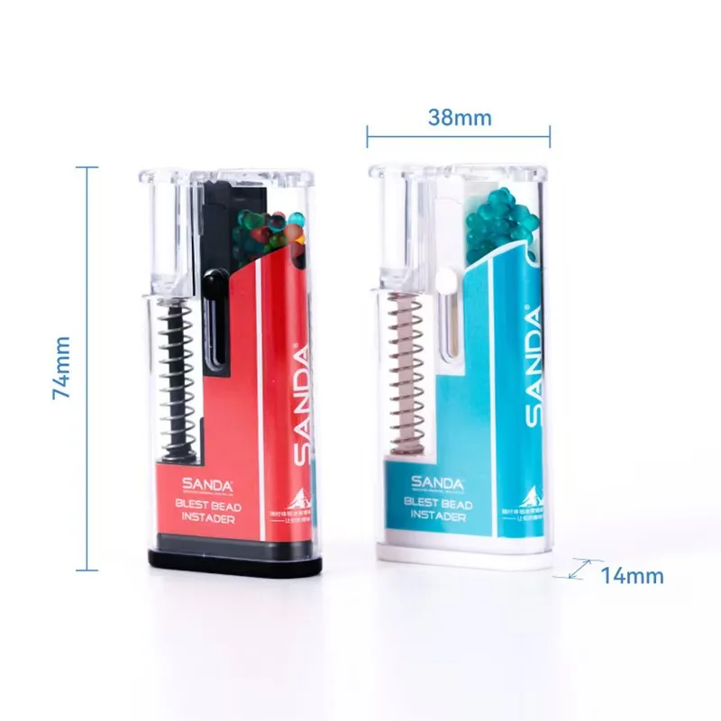 1000 خرزة نكهة + طقم حاقن خرز ساندا | عبوة إعادة تعبئة الخرز السائبة مع أداة دفع احترافية، 10 نكهات فواكه مختلطة #2