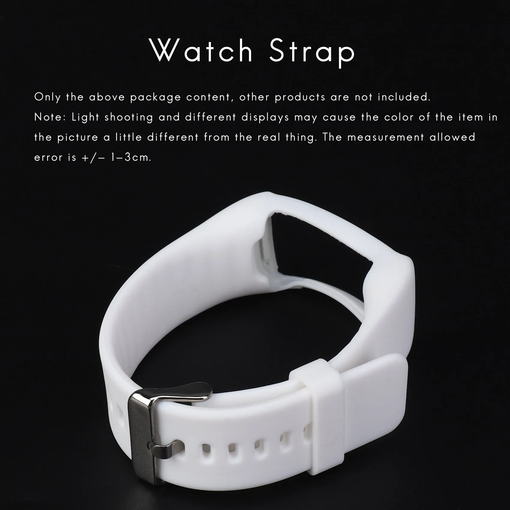 

New-Design Silicone Watchband for A360 Smart Bracelet Replacement White
