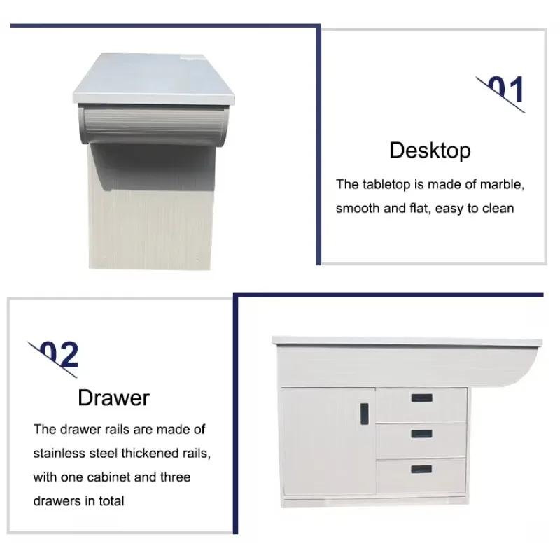2026 Veterinary Examination Table for Dog and Cat Disposal Marble Material Pet Surgery Use for Animal Care and Supplies