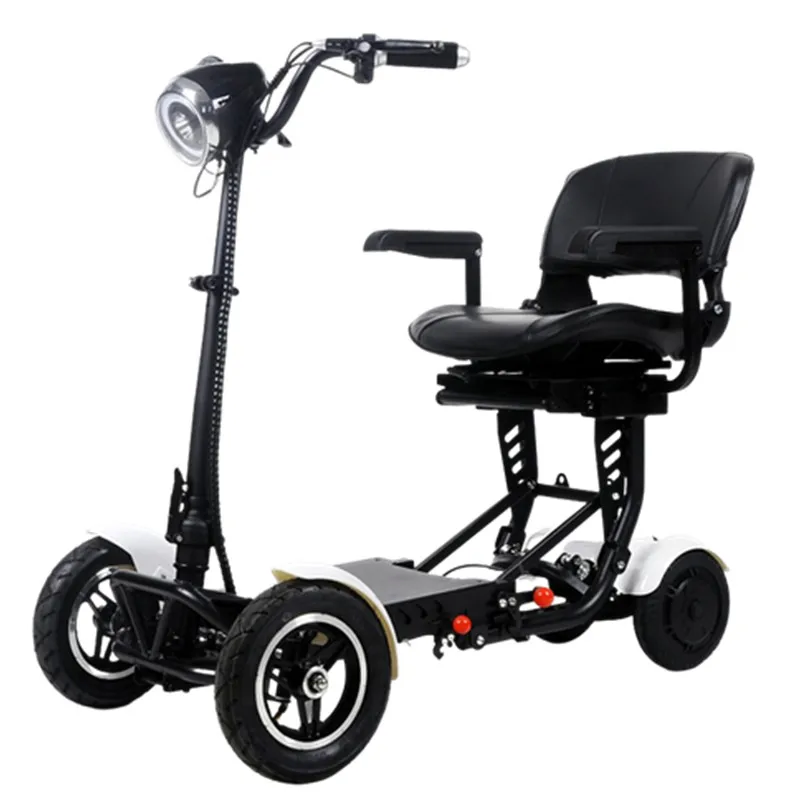 

10 Inch Folding Mobility Scooter For Seniors 500W 36V Dual Motor Electric Scooter With Seat For Adults Elderly Armrest Removable