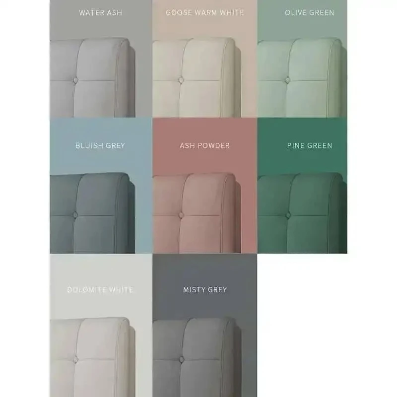 Backrest Soft Bag Bed Headboards for Light Luxury Household Bed Headboards Hotel Headboards American Flannel Cloth Skin-Friendly