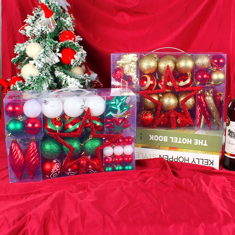 Cross border New Christmas Ball Gift Box Set