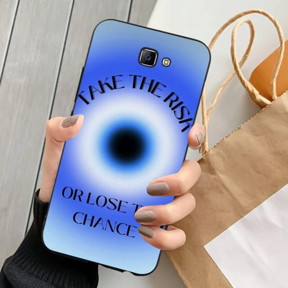 Blue Lucky Eyes Phone Case For Samsung J 7 plus 7core J7 neo J6 plus prime J6 J4 J5 Mobile Cover