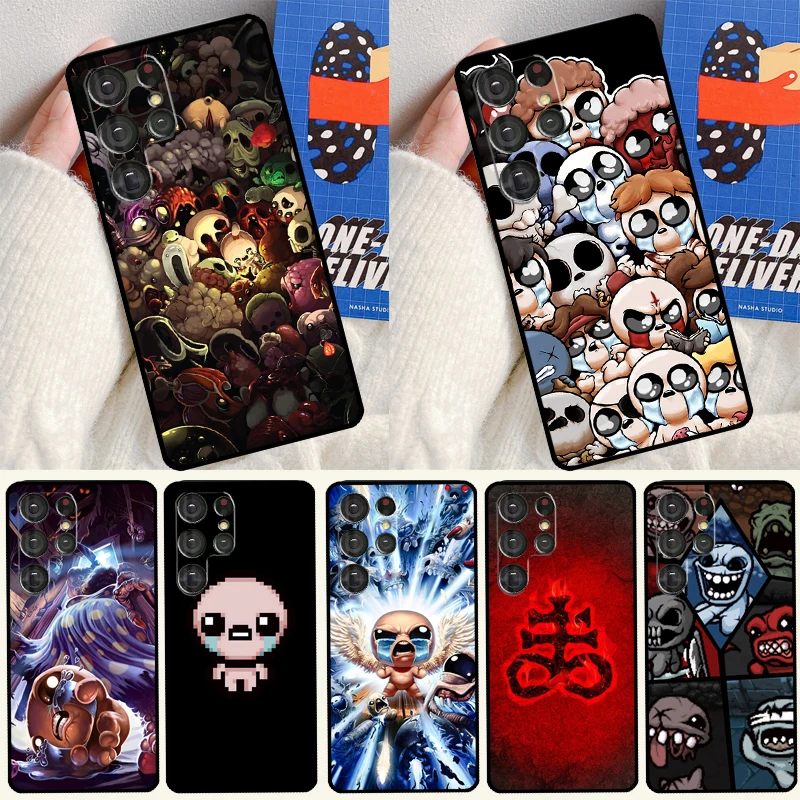 The Binding of Isaac game Case For Samsung Galaxy S23 S22 S21 Ultra Note 20 S8 S9 S10 Note 10 Plus S20 FE Back Cover