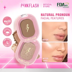 PINKFLASH Matte Face Highlighter Bronzer Palette Waterproof Long-lasting Shimmer Natural Face Contour Concealer Makeup Cosmetics