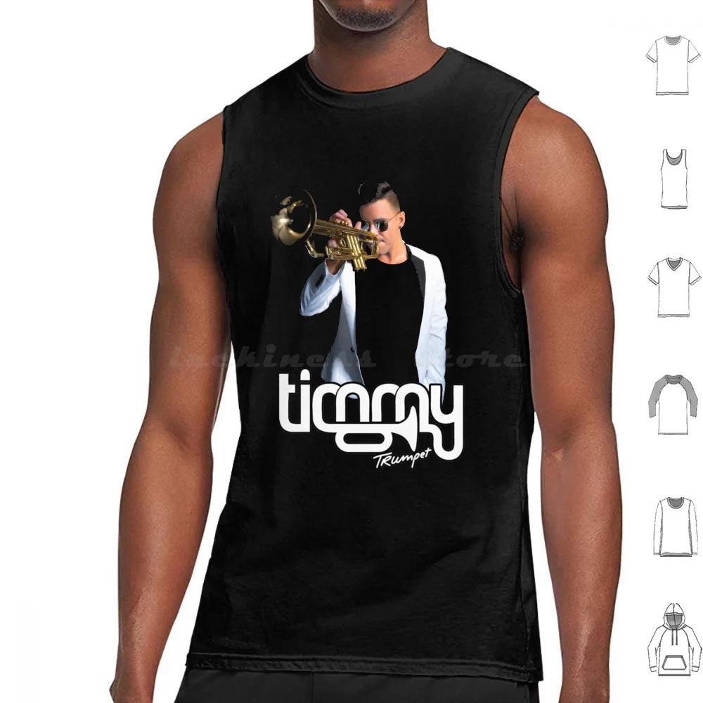 Timmy Trumpet Fitted Scoop Tank Tops Vest Sleeveless Timmy Trumpet Timmy Trumpet Logo Timmy Trumpet Stuff Timmy Trumpet Long