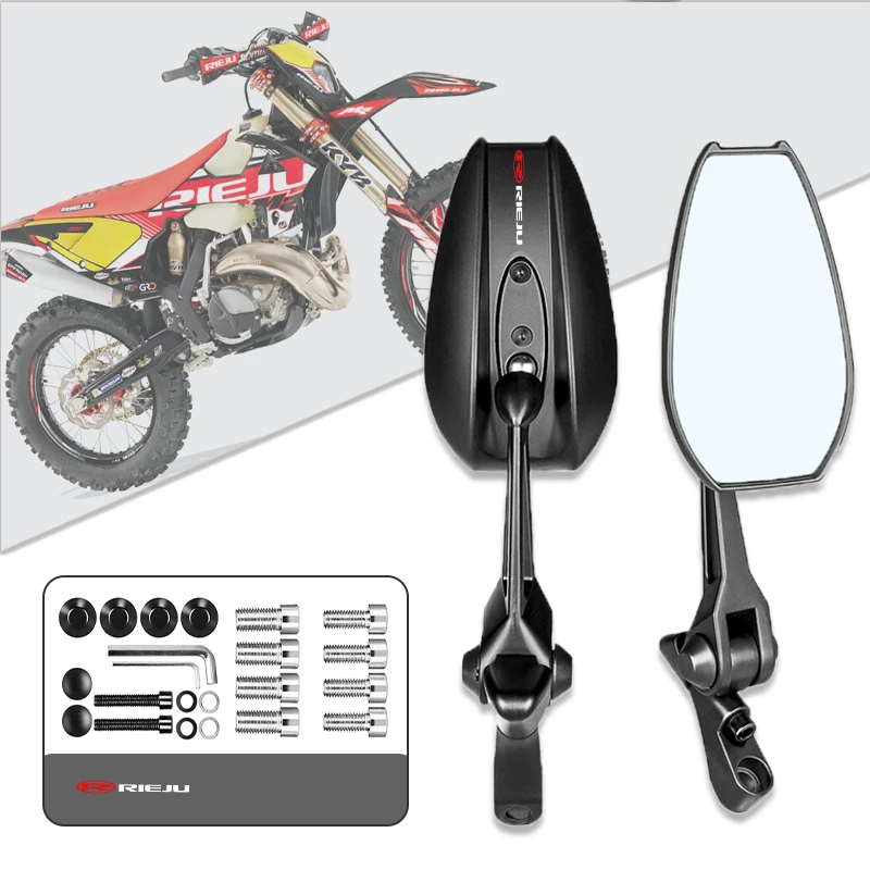 Motorcycle Rearview Mirror Reverse Mirrors Reflective Side Mirror For RIEJU AVENTURA 500 500I 125 Aventura 125 500