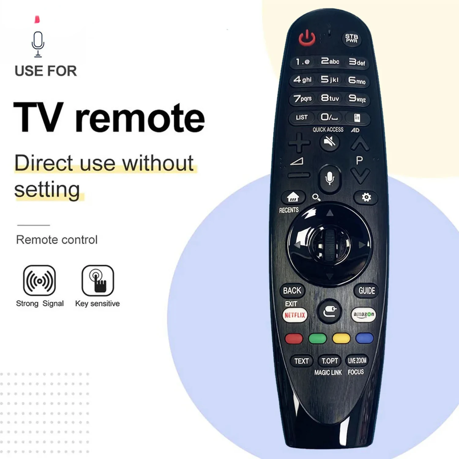 New Voice TV Remote Control AN-MR650A for  Magic Smart LED TV Remote Control with Voice and Flying Mouse  Fit for UJ S Mando ps