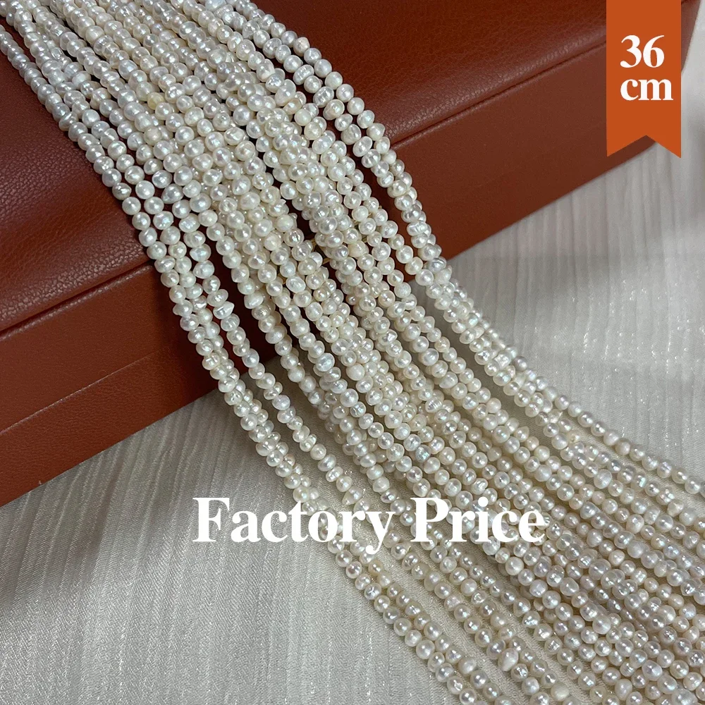 Exquisite 2-2.5mm AAA Small Natural Freshwater Pearl Punch Pearl Loose Bead Make DIY Necklace Bracelet Accessories about 144pcs