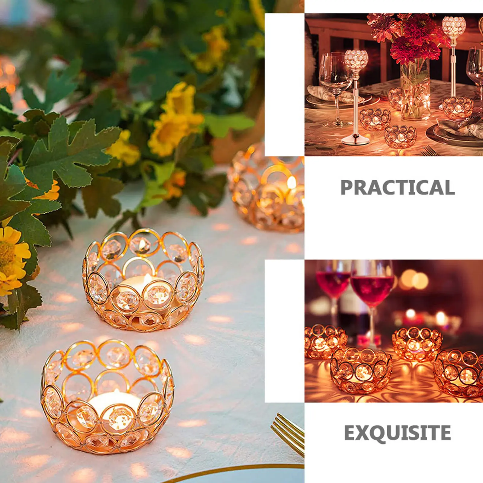 2Pcs Crystal and Iron Stands V - огляд і ціна Lighting Decoration Stand