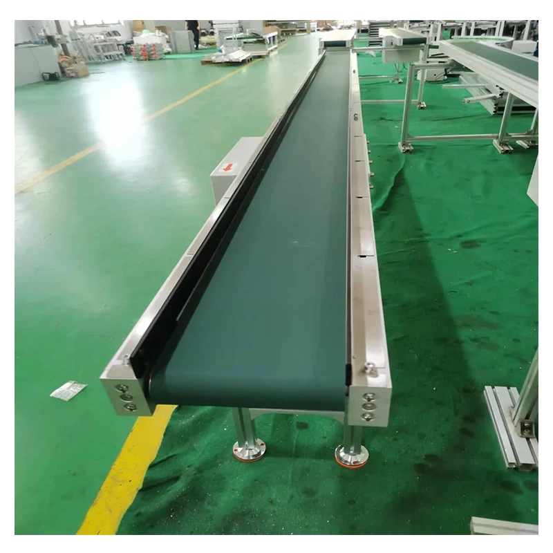 

High Quality PVC Belt Conveyor Small Conveyor Belt Assembly Line Flat Conveying Machine