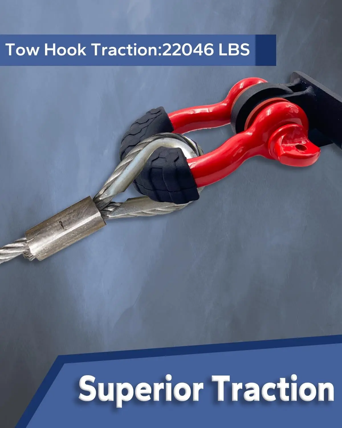 الجبهة شيطان سحب هوك قوس D-حلقة تكبل ل 2009-2020 21 22 23 تويوتا تاكوما #4