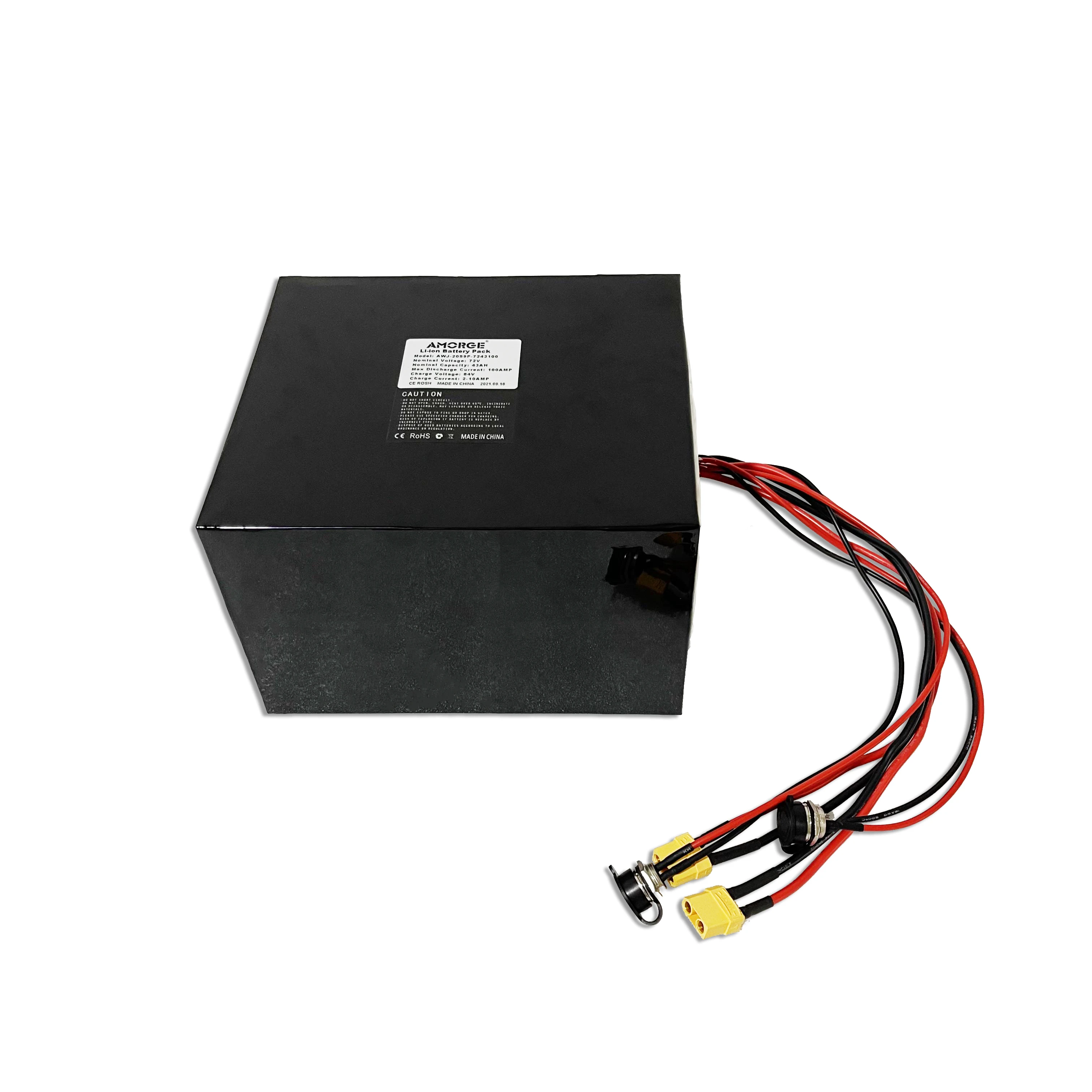 For Amorge  72V 43Ah 100A  Lithium Battery Pack